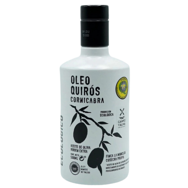 Oleo Quirós - Cornicabra - Ecológico - Aceite de oliva virgen extra 500 ml