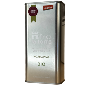 Finca La Torre - Selección - Hojiblanca - Deméter - Lata - Aceite de oliva virgen extra 500 ml