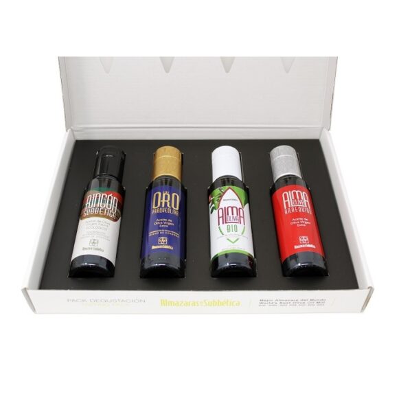 Almazaras de la Subbética - Degustación - Aceite de oliva virgen extra 4 x 100 ml