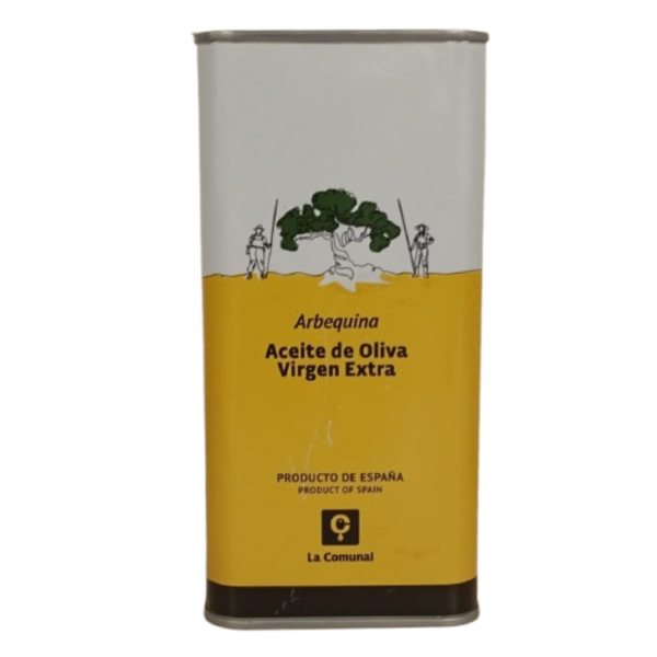 La Comunal - Arbequina - Lata - Aceite de oliva virgen extra 500 ml