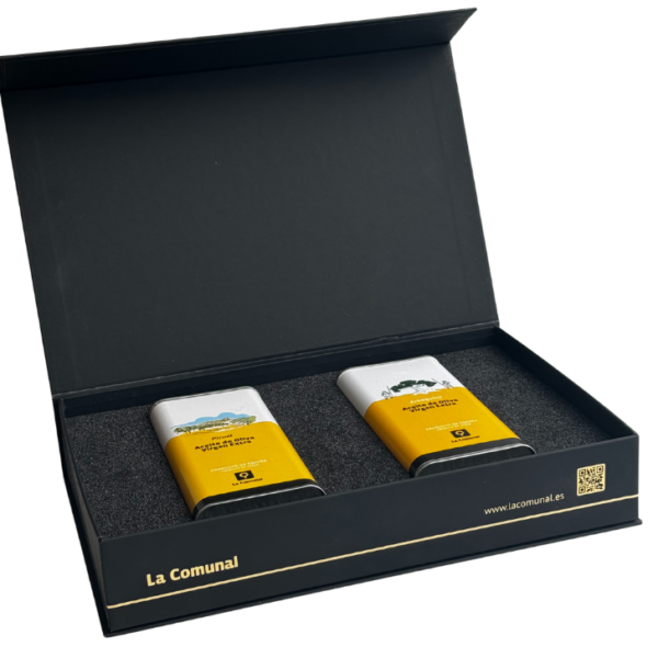 Estuche La Comunal "Edición Limitada" - Degustación - Aceite de Oliva Virgen Extra 2 x 500 ml